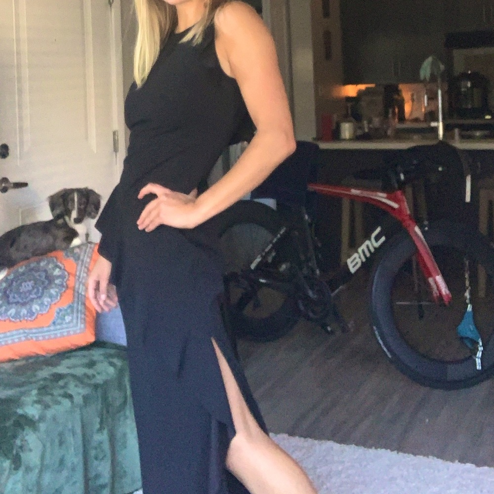 Ralph Lauren Long Black Dress NWT